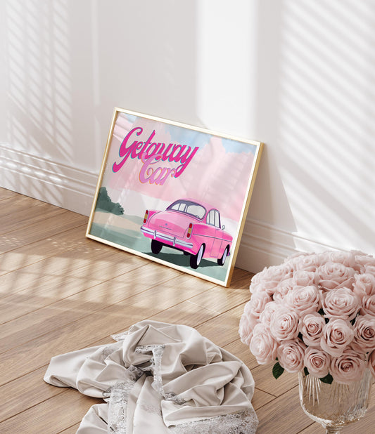 Taylor Swift Getaway Car Print