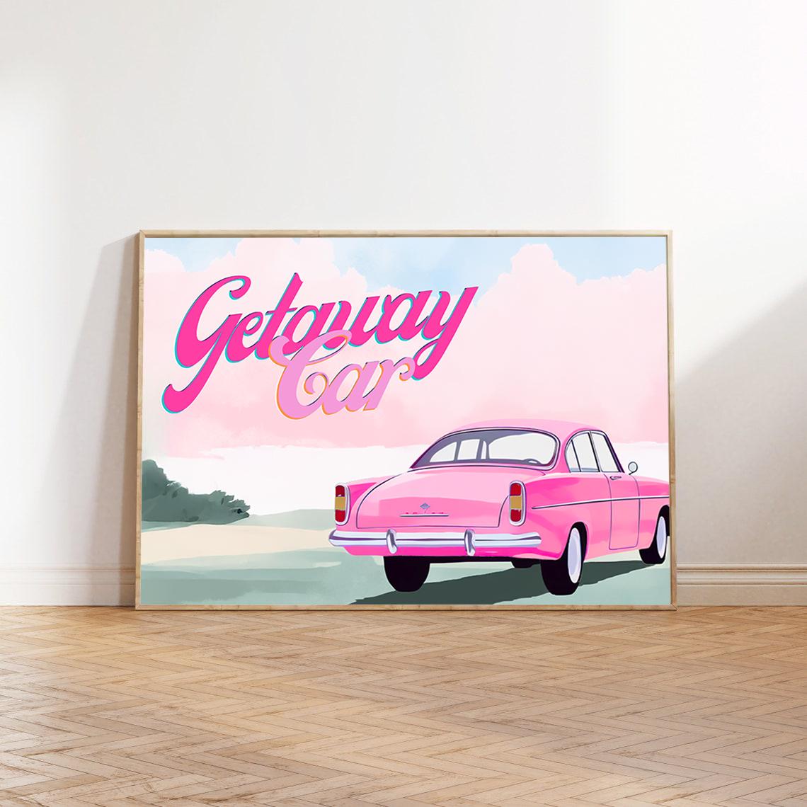 Taylor Swift Getaway Car Print