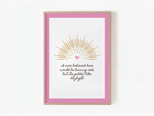 &quot;Taylor Swift Inspired Lyric Art Prints | Set of 4 Printable Wall Decor | Retro Minimalist Sun & Quotes | Dorm, Office, and Home Decor | Swiftie Gift