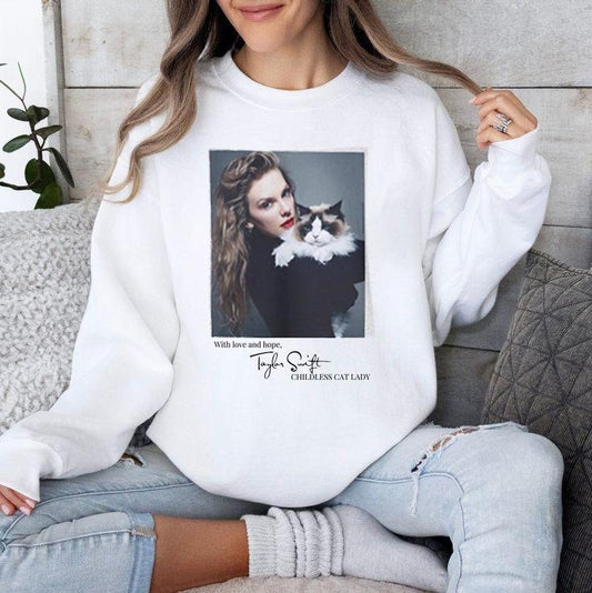 childless cat lady sweatshirt