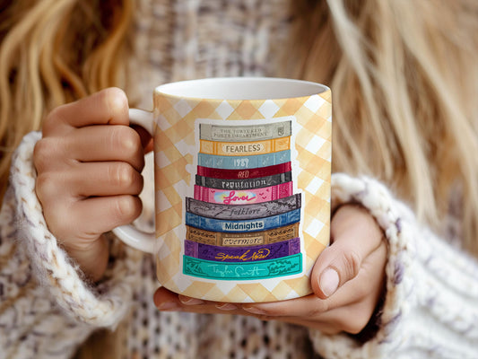 Taylor Swift Album Mug - Literary Gift for Swifties