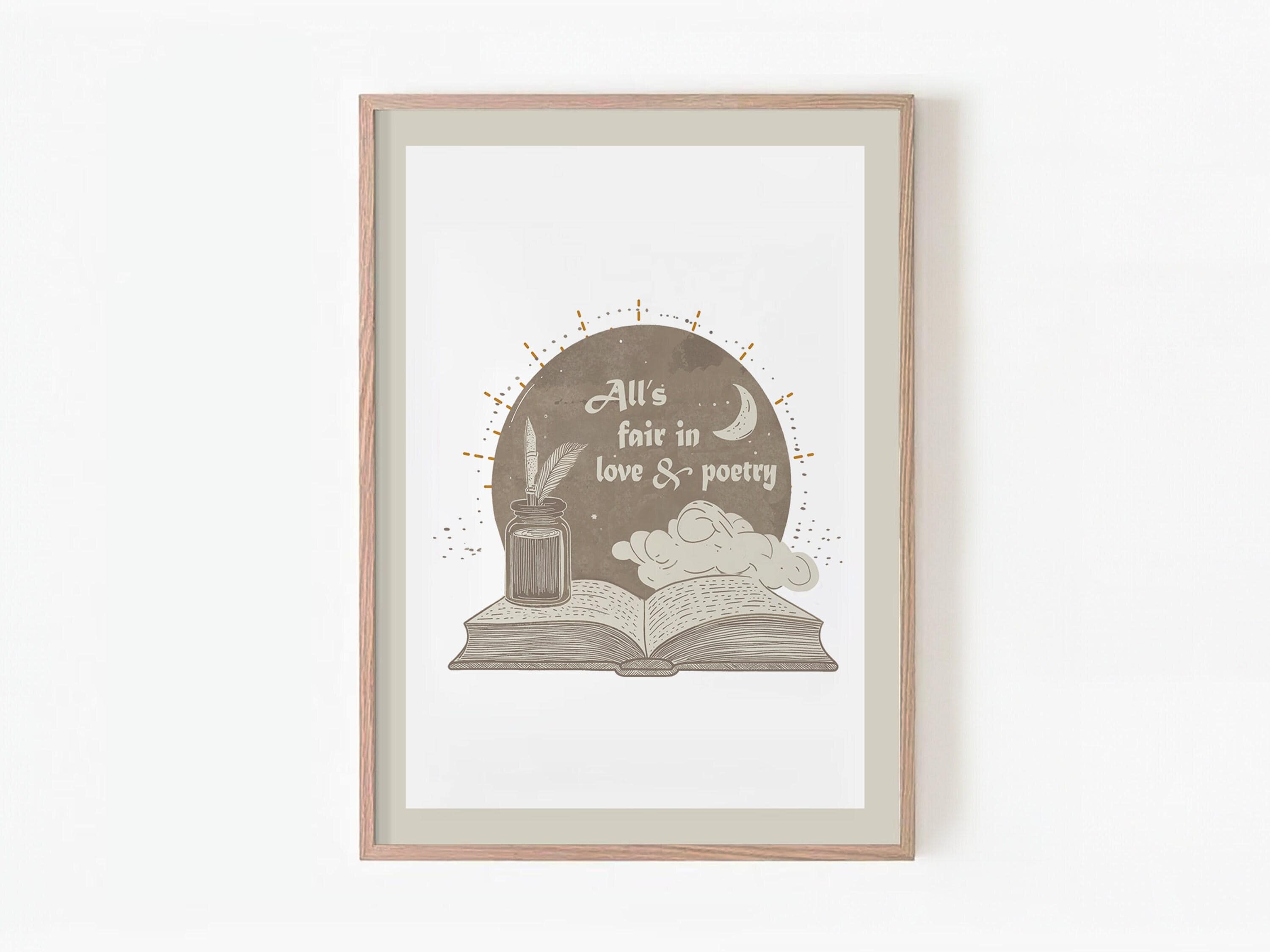 &quot;Taylor Swift Inspired Lyric Art Prints | Set of 4 Printable Wall Decor | Retro Minimalist Sun & Quotes | Dorm, Office, and Home Decor | Swiftie Gift