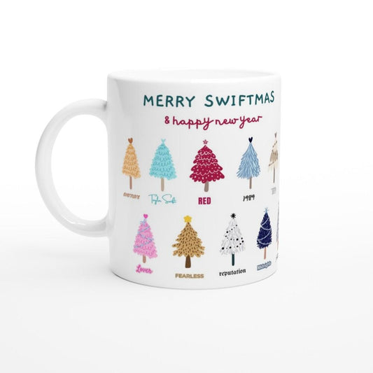 Taylor Swift-Inspired Merry Swiftmas Coffee Mug - Perfect Gift for Swifties and Secret Santa