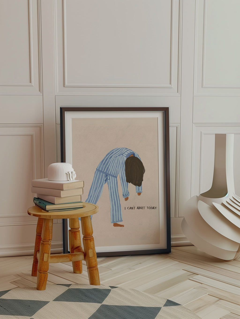 I Can'T Adult Today, Scandinavian illustration by Studio Twins