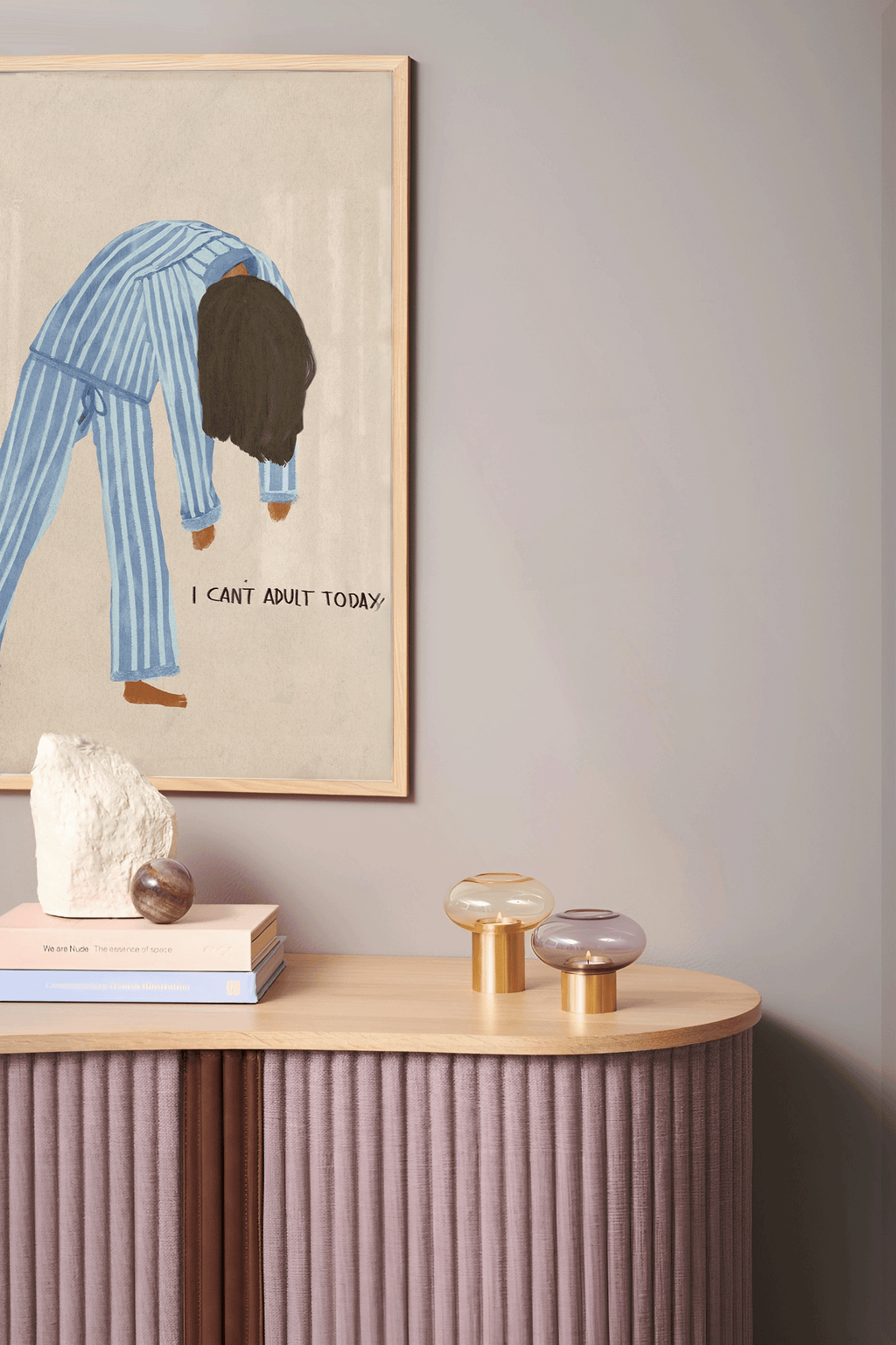 I Can'T Adult Today, Scandinavian illustration by Studio Twins