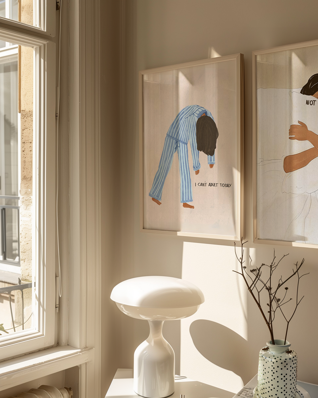 I Can'T Adult Today, Scandinavian illustration by Studio Twins