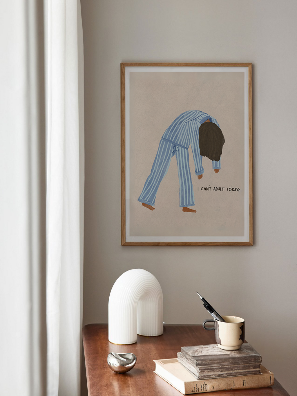 I Can'T Adult Today, Scandinavian illustration by Studio Twins