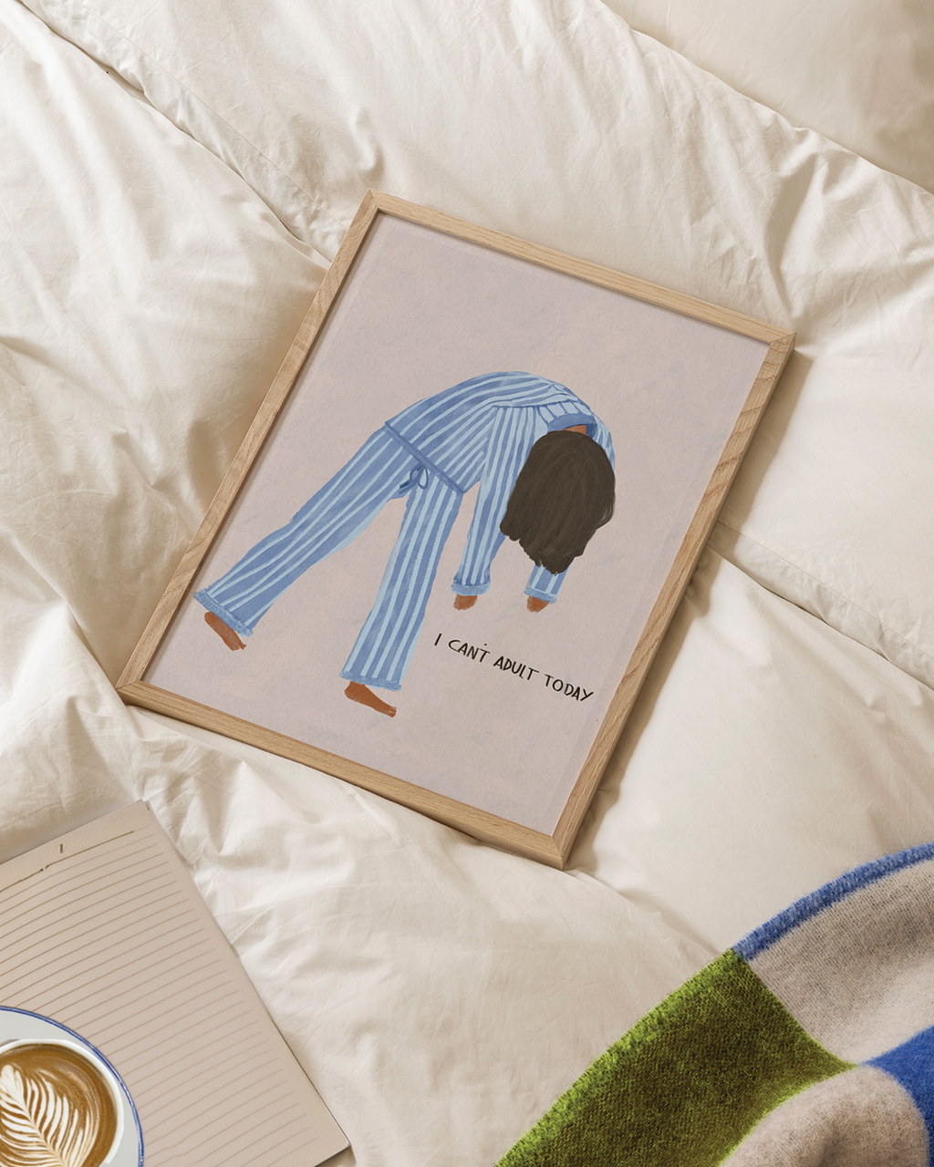 I Can'T Adult Today, Scandinavian illustration by Studio Twins
