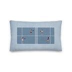 Pickleball Court cushion cover by Studio Twinswa