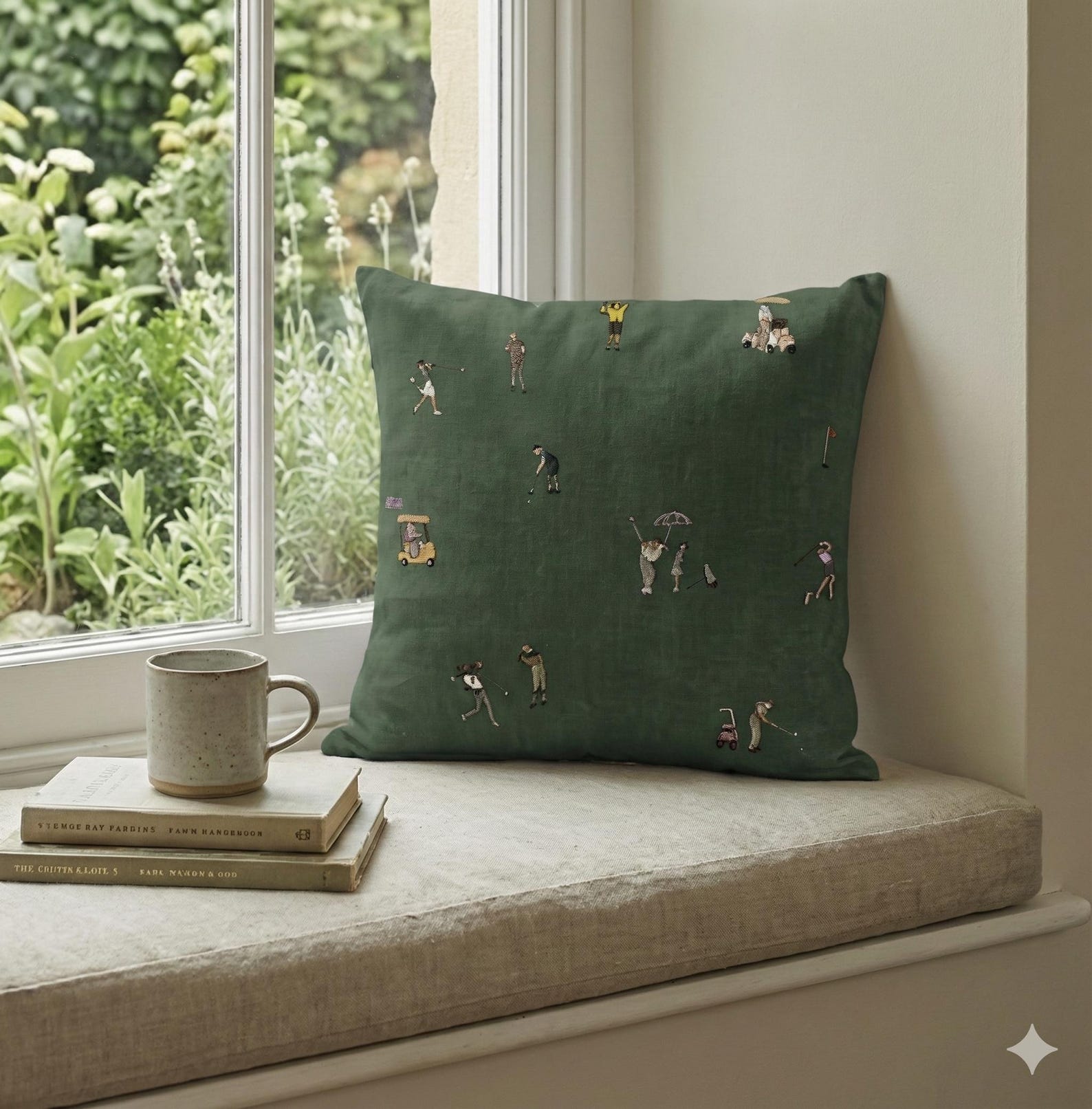 Wolf Of Golf Street Pillow