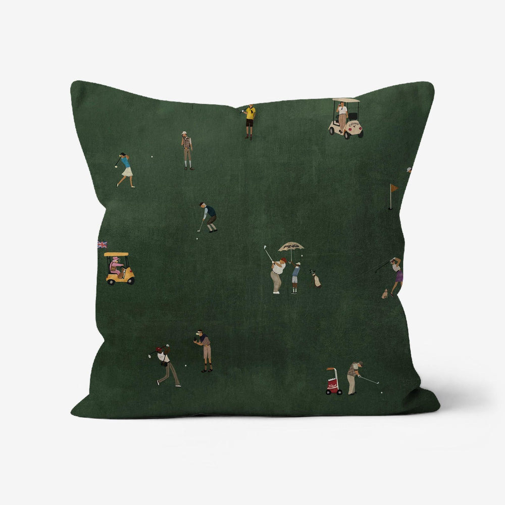 Tiny Golfers Pillow