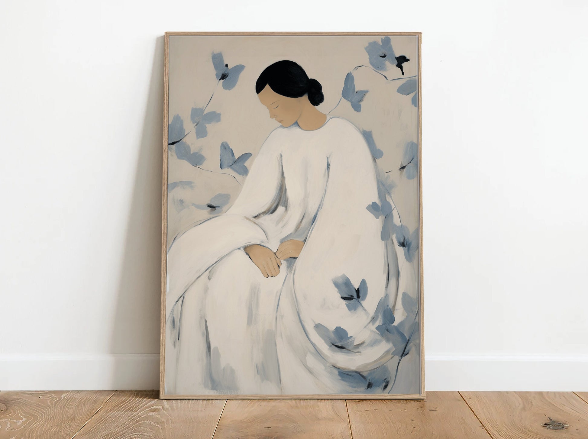 Abstract woman painting, female figurative print, Female Figure print, minimalist print, abstract art, Living Room Print, scandinavian print