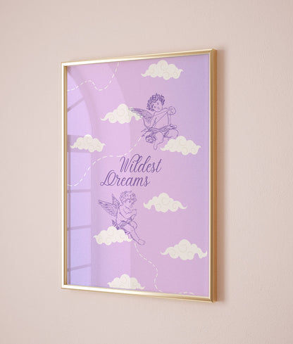 wildest dreams, purple poster