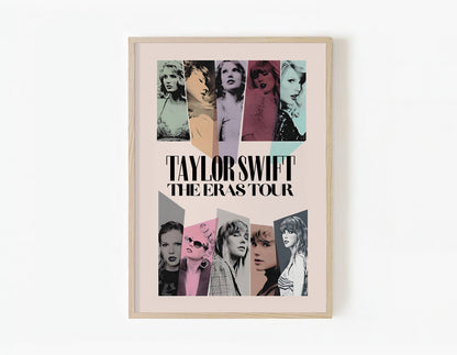 PHYSICAL PRINT | Eras print set of 8, TTPD print, swiftie gift, folklore print, mirrorball poster, lover print, knew you were trouble