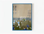 Viking Match, Norwegian football art print by Studio Twinswa