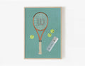 Wilson tennis racket poster