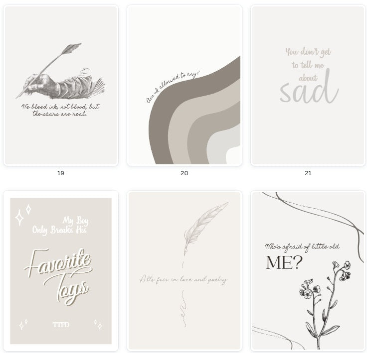 The Tortured Poets Department" - Digital Poster Bundle (30 Prints) Inspired by Taylor Swift