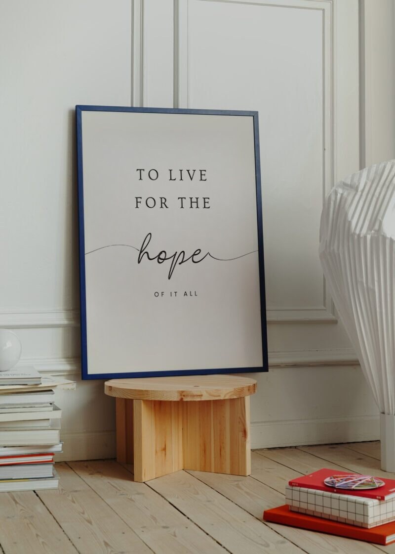 To Live For The Hope Of It All, Song Lyrics Poster, Taylor Swift Lyric Art Print, Wall Decor, Swiftie Gift Merch, Taylor Swift Fan Gift