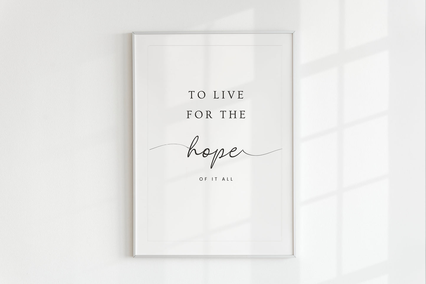 To Live For The Hope Of It All, Song Lyrics Poster, Taylor Swift Lyric Art Print, Wall Decor, Swiftie Gift Merch, Taylor Swift Fan Gift