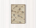 Wilson Court Classics, minimalist tennis wall art print, Scandinavian illustration by Studio Twins