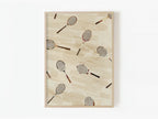 Wilson Court Classics, minimalist tennis wall art print, Scandinavian illustration by Studio Twins