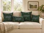Natural golf course pillow lifestyle view