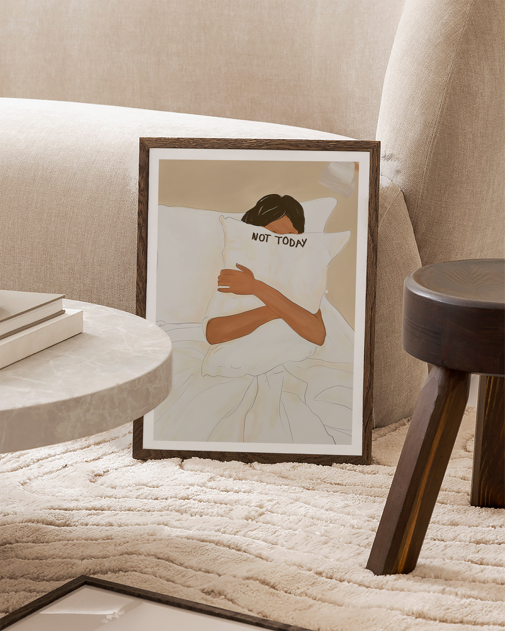 Today Is Cancelled, Scandinavian illustration by Studio Twins