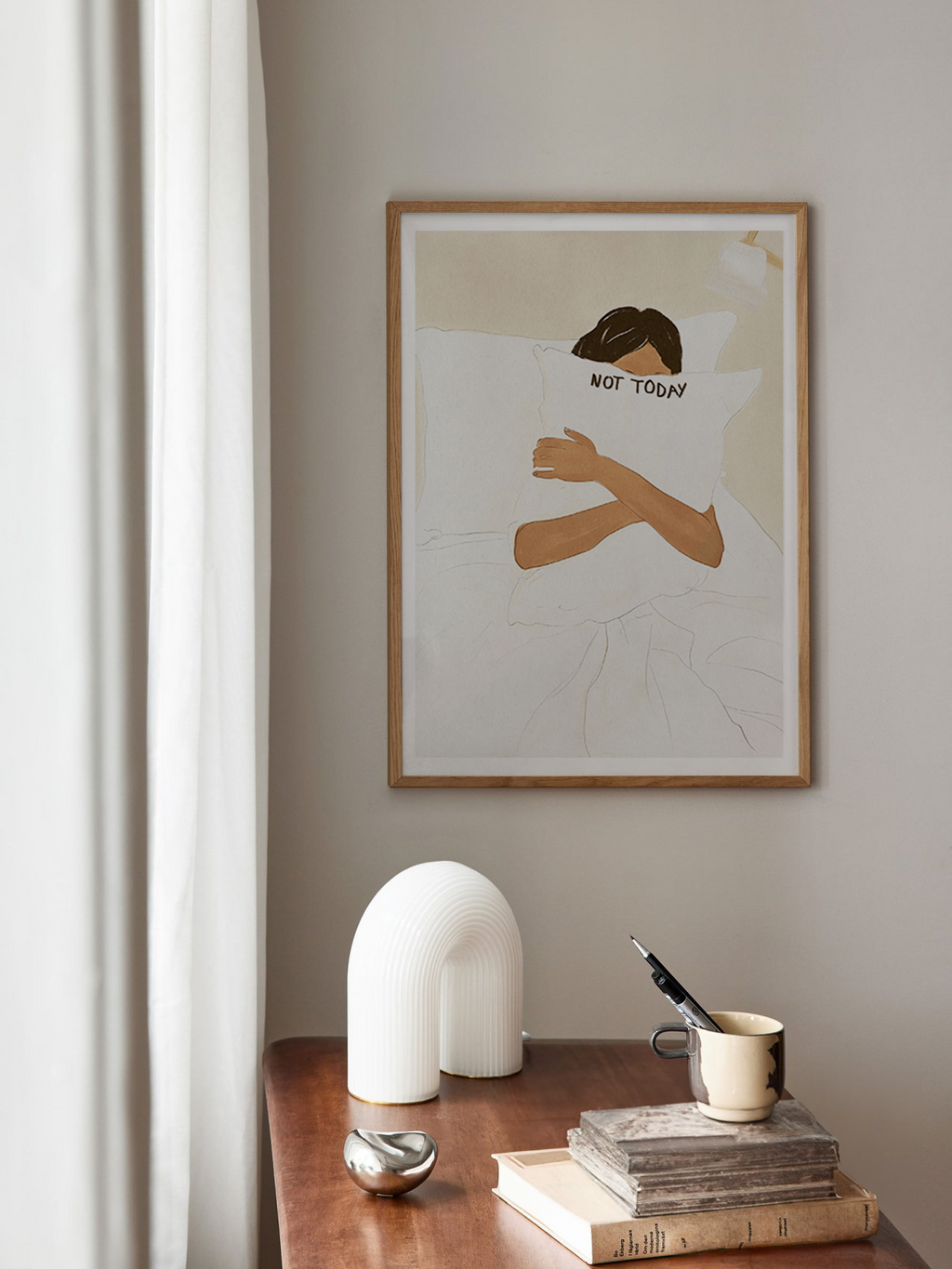 Today Is Cancelled, Scandinavian illustration by Studio Twins