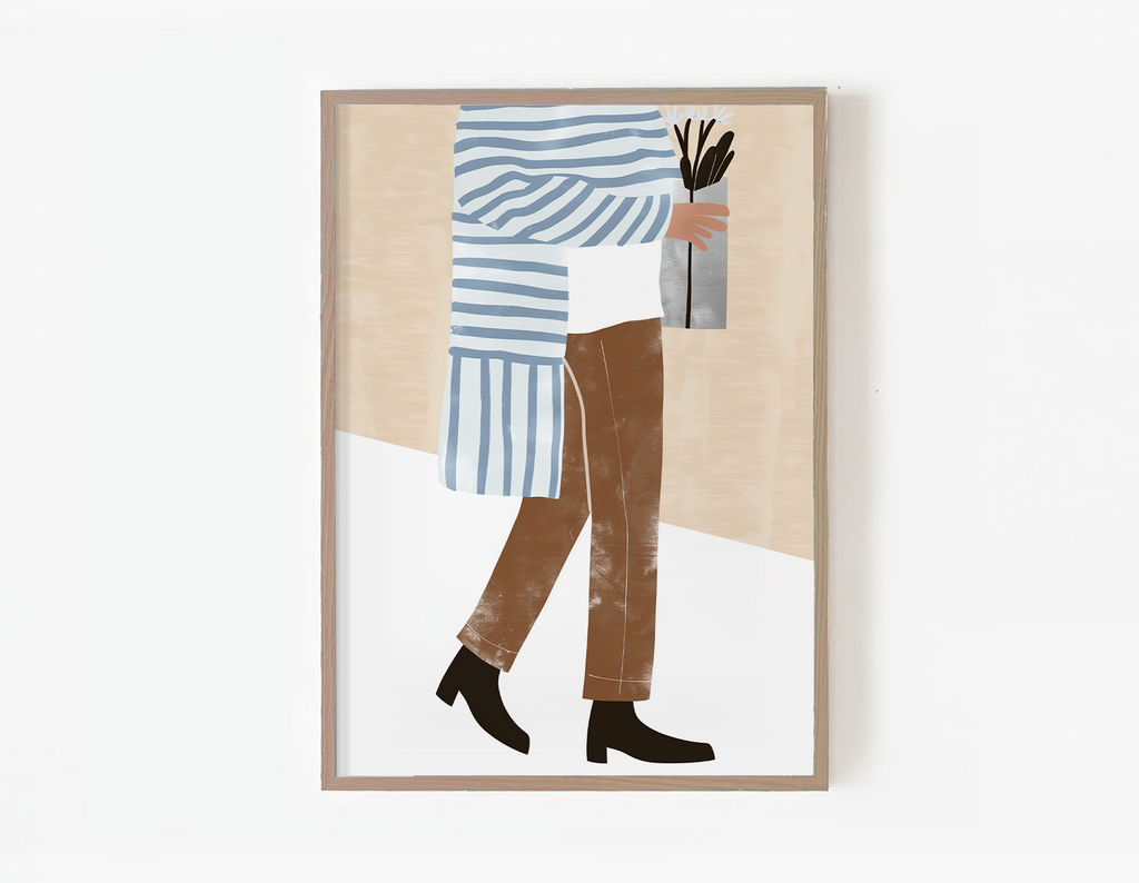Simple Weekend Pleasures, Scandinavian illustration by Studio Twins
