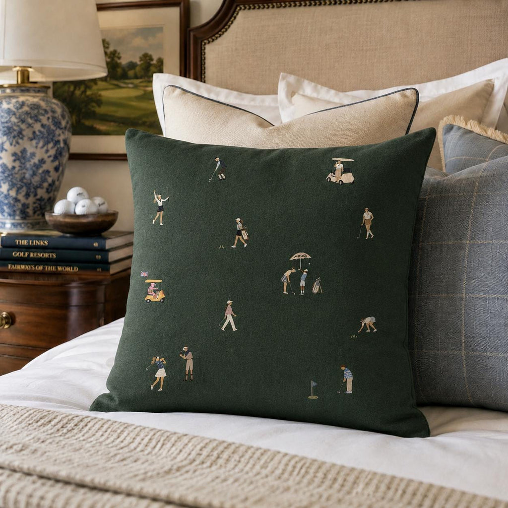 Women Who Golf pillow lifestyle view