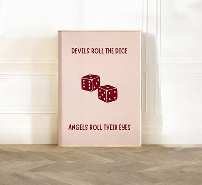 Taylor set of 6, To Live For The Hope Of It All, Roll the Dice print, swifti Decor, Dorm Room Decor, swifti Gift, swiftie-gift