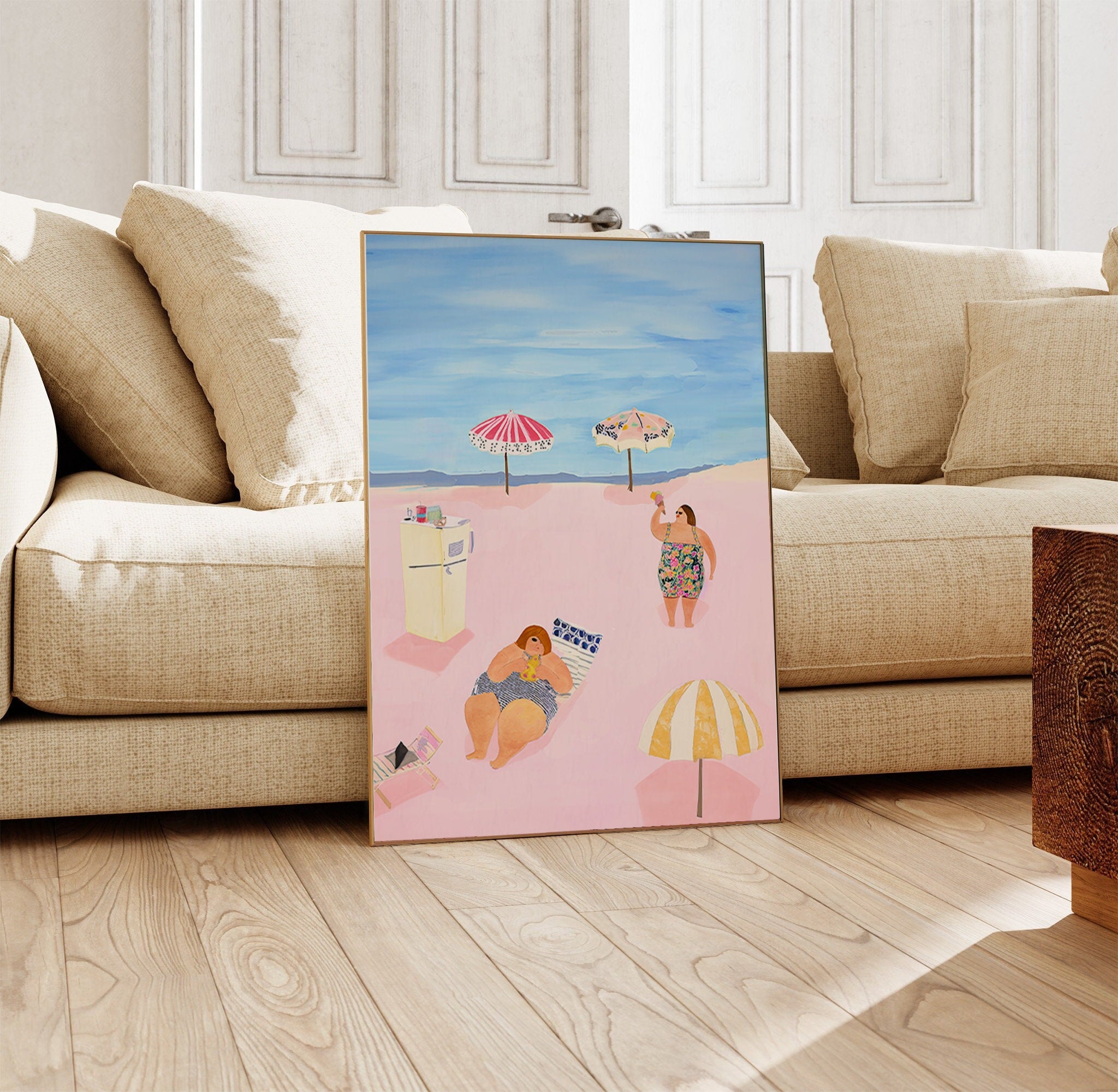 Abstract summer print, Swimming Pool Wall Art, Downloadable Print, Minimalist Wall Decor, Printable Art Print, Ocean print, quirky wall art