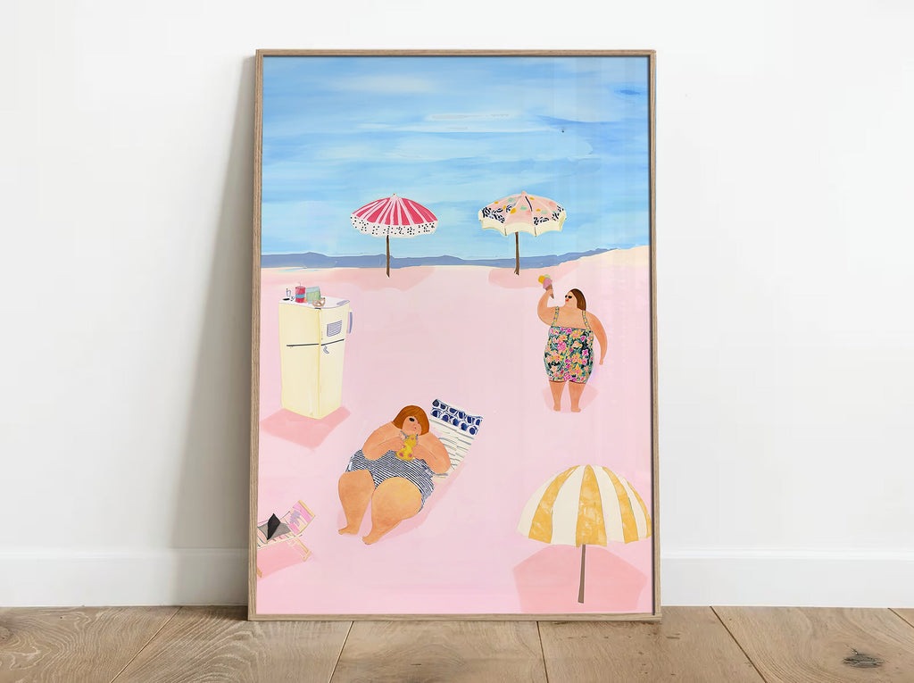 Abstract summer print, Swimming Pool Wall Art, Downloadable Print, Minimalist Wall Decor, Printable Art Print, Ocean print, quirky wall art