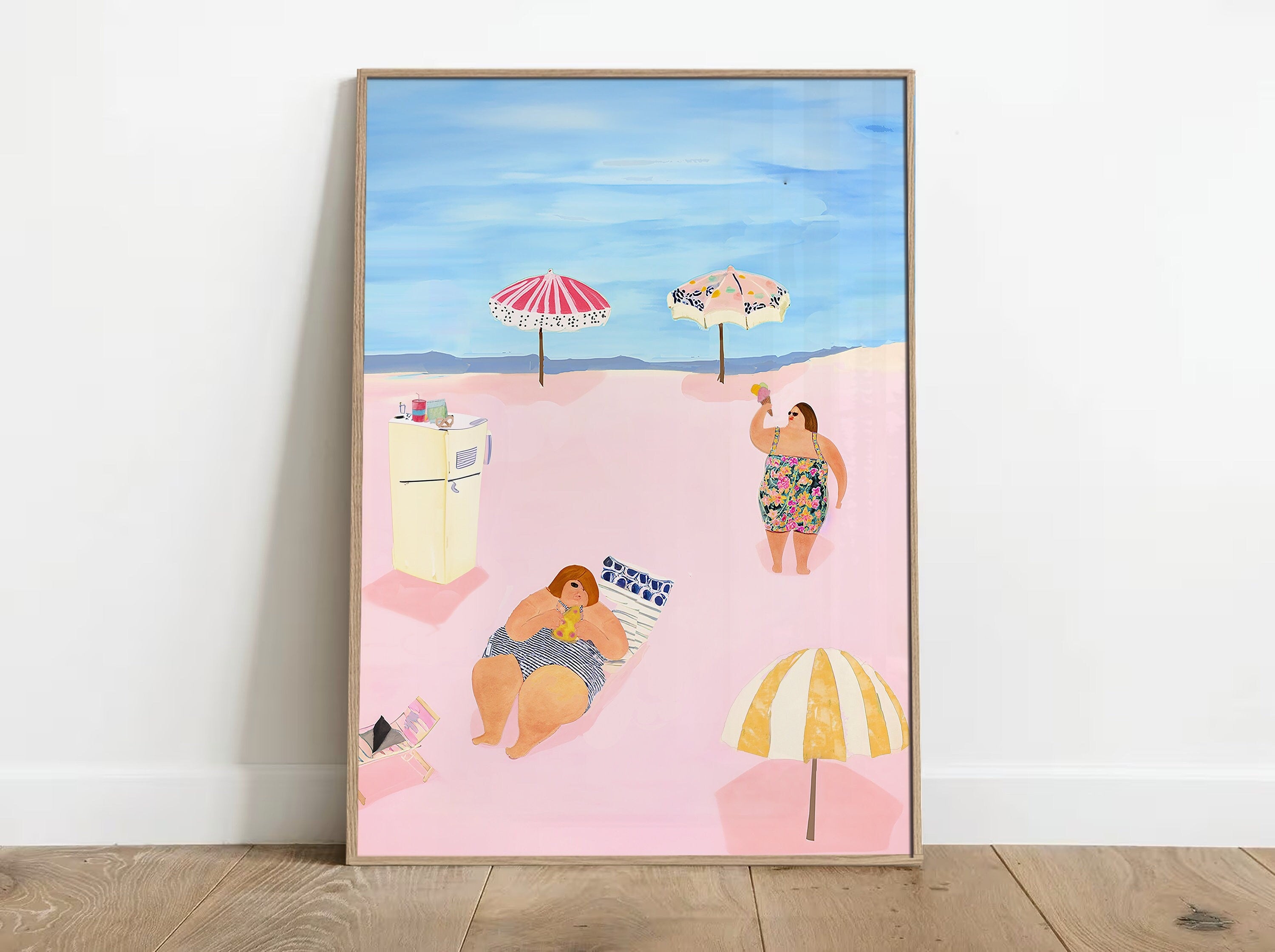 Abstract summer print, Swimming Pool Wall Art, Downloadable Print, Minimalist Wall Decor, Printable Art Print, Ocean print, quirky wall art