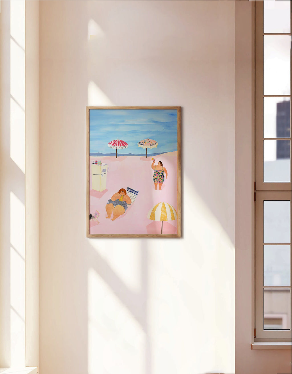 Abstract summer print, Swimming Pool Wall Art, Downloadable Print, Minimalist Wall Decor, Printable Art Print, Ocean print, quirky wall art