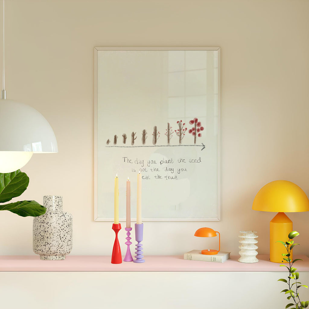 The Day You Plant The Seed Poster, inspiring print, inspiring poster, motivational print, flower print, Minimalist wall art, motivation art