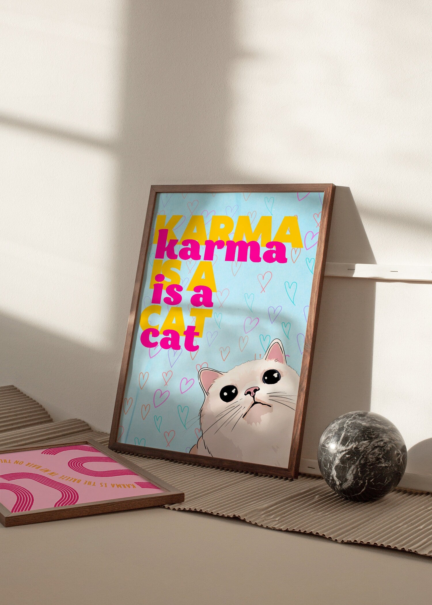 Karma is a cat print, Taylor karma poster, Taylor gift, gift for her, karma is a cat poster, girl gift, Taylor print, Taylor fan gift