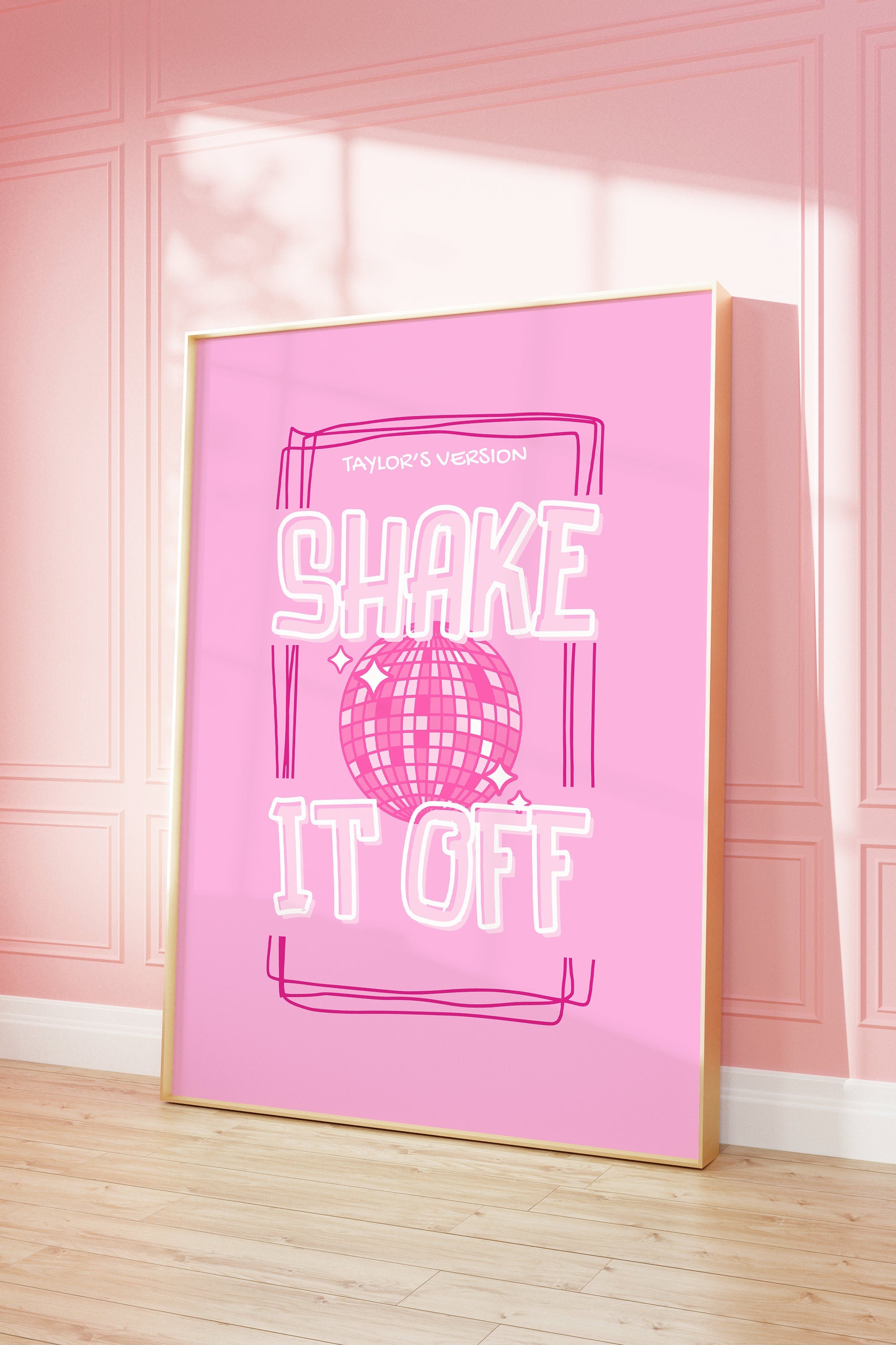 Shake it poster, Shake it poster, pink shake it gift, Taylor gift, gift for her, swifti gift, Taylor shake it poster, Taylor gift, girl gift