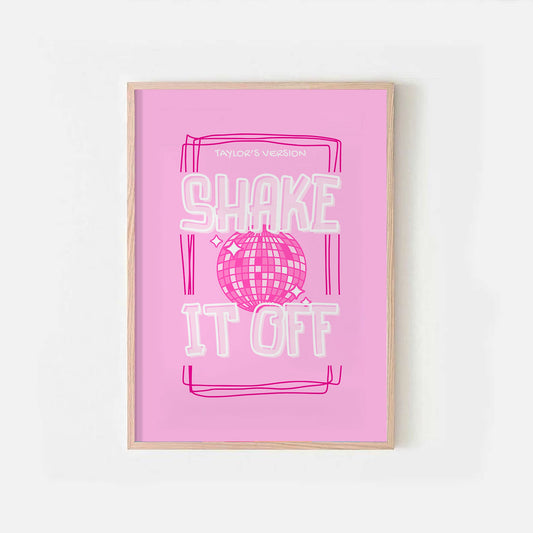 Shake it poster, Shake it poster, pink shake it gift, Taylor gift, gift for her, swifti gift, Taylor shake it poster, Taylor gift, girl gift