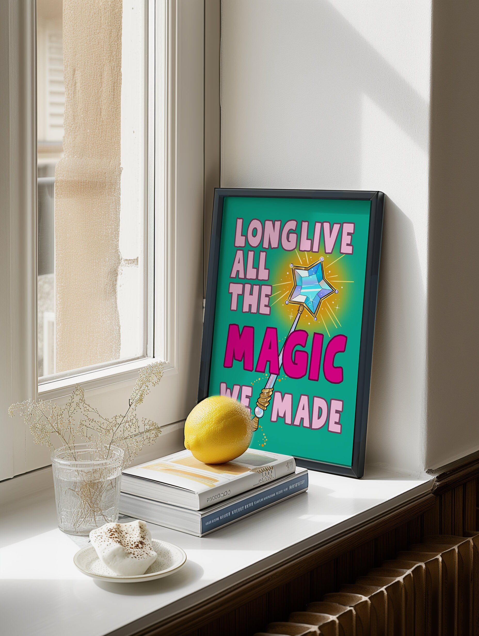 Long live all the magic print, taylor daughter gift, green taylor poster, swifti gift, taylor poster, taylor gift