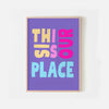 This is our place poster, Taylor poster, we make the rules poster, swifti print, eras print, swifti gift, Taylor print, swiftie-gift