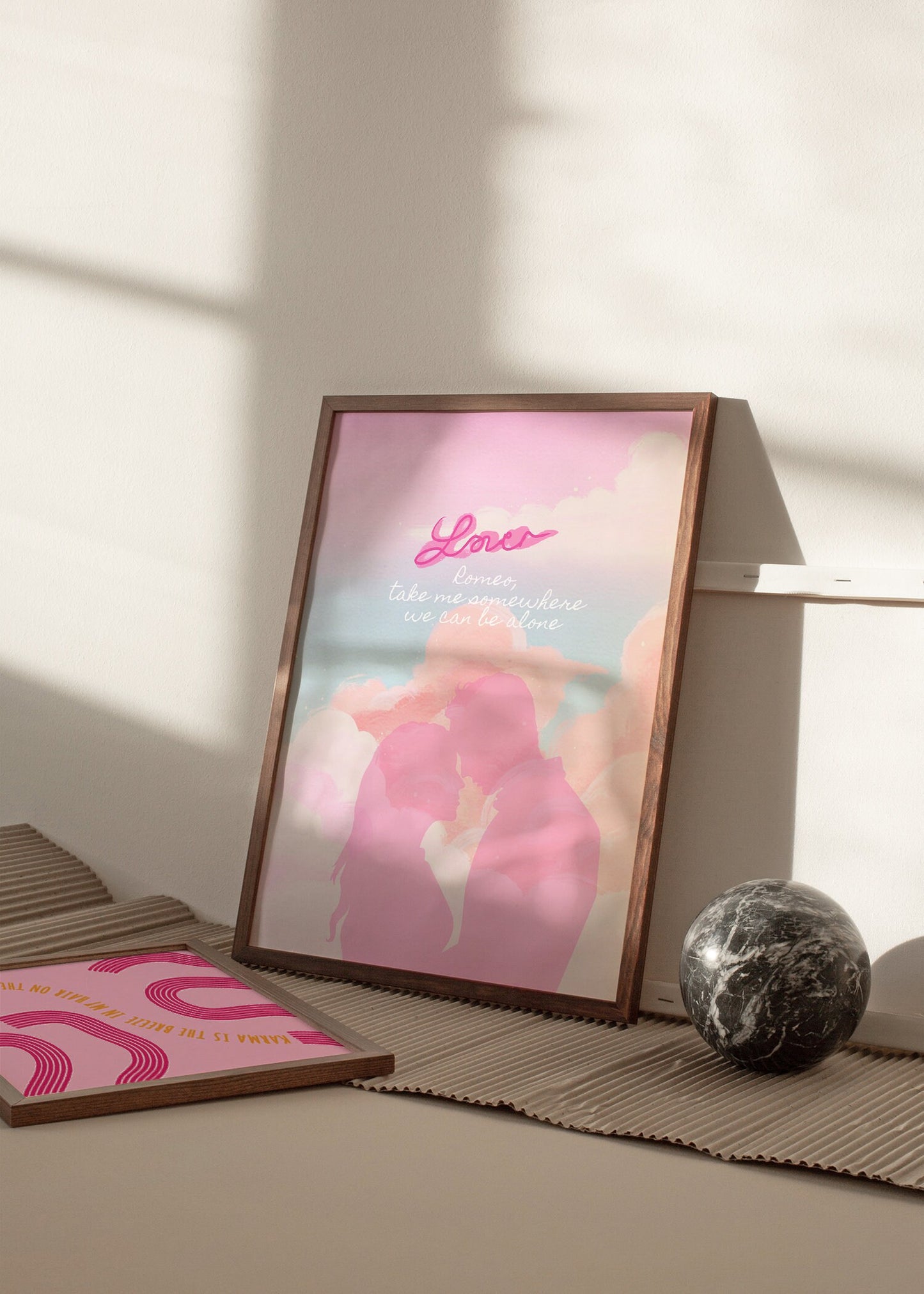 Lover poster, romeo take me somewhere we can be alone, taylor fan gift, pink lover print, gift for her, taylor print, swiftie gift