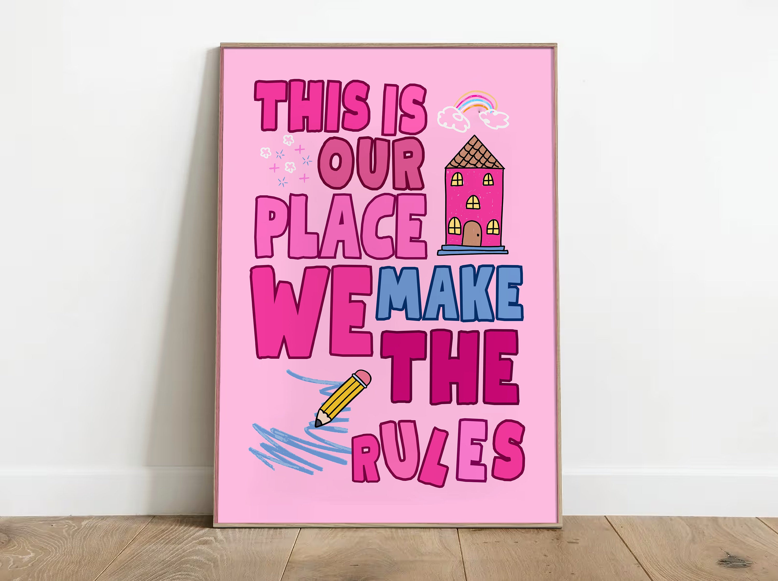 this is our place poster, we make the rules print, taylor song poster, swiftie gift, taylor poster, taylor lyric print, taylor gift, swiftie