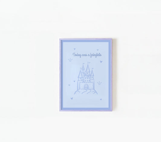 today was a fairytale | | Blue swiftie Vibes | Swiftie Gift for girl | Taylor fan gift | Printable swiftie gift